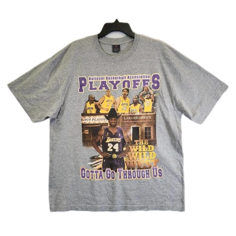 2010 Los Angeles Lakers Kobe Bryant Nba Playoffs Finals Champion T-Shirt